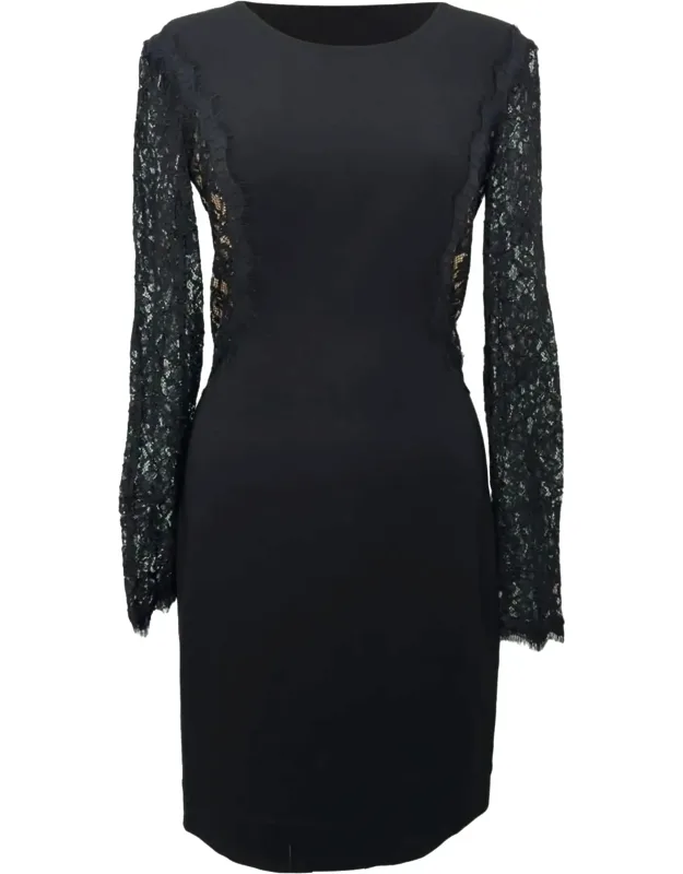 Crepe Lace Dress