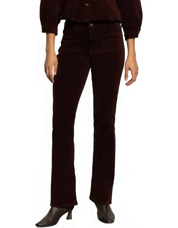 Velveteen Bootcut Pants