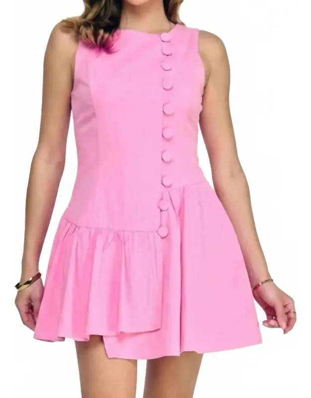 Asymmetrical Sleeveless Dress