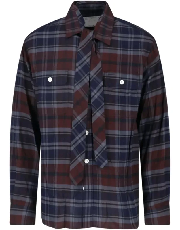 Plaid Long-sleeve Shirt