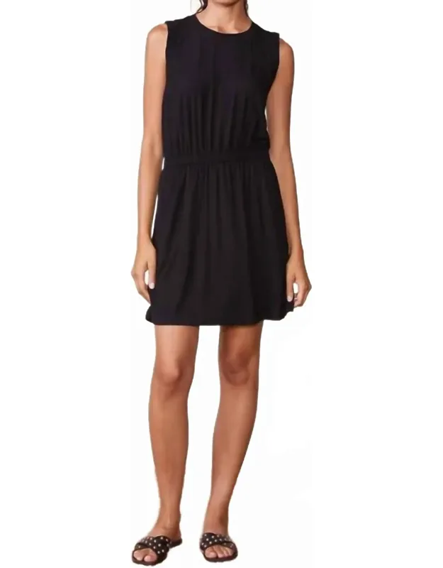 Sleeveless Elasticized Dress