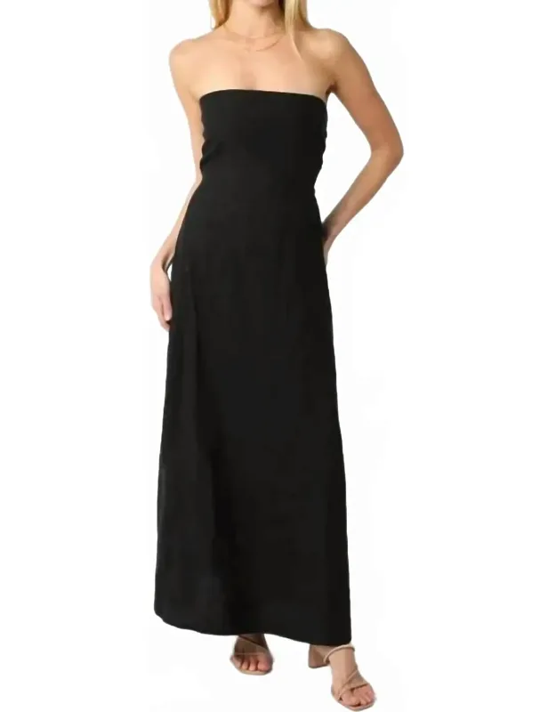 The Lila Linen Maxi Dress