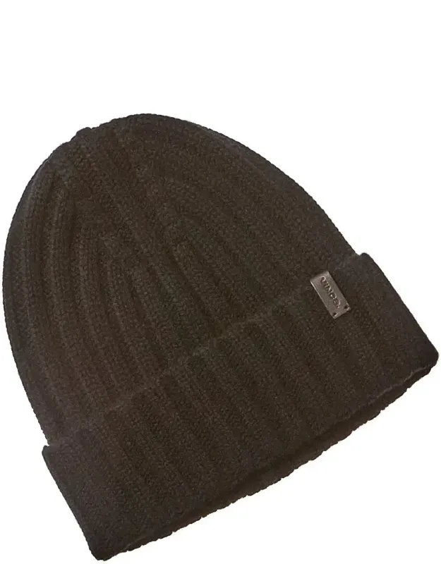 Basic Chunky Rib Wool & Cashmere-blend Beanie