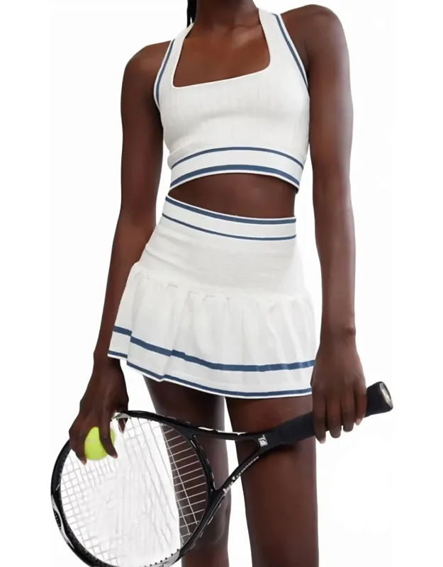 Halter Top And Skirt Set