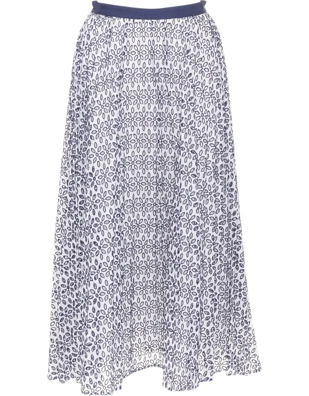 Cotton Eyelet Skirt