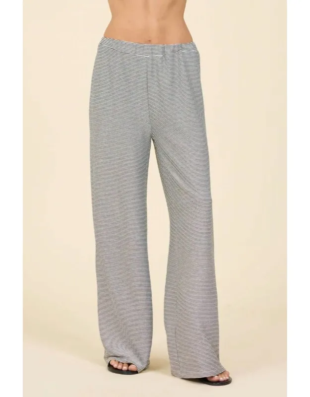 Lurex Rib Pants