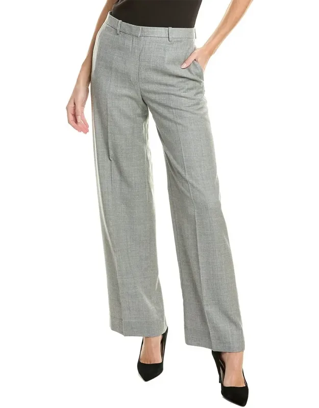 Wool Wide Trousers