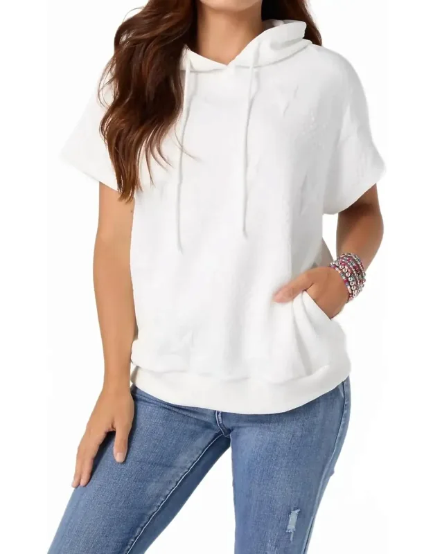 Arianna Short Sleeve Hoodie