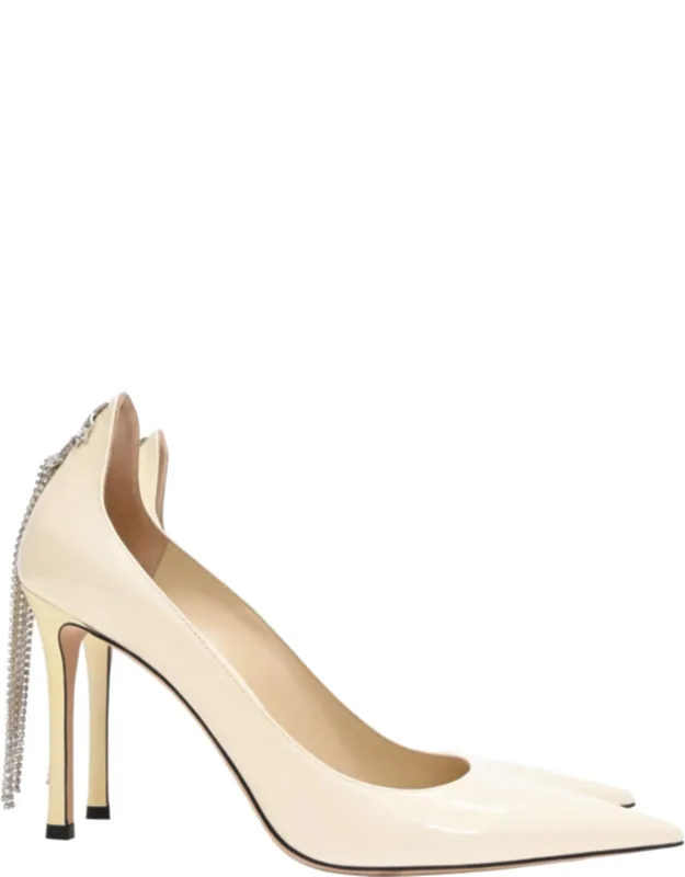 Spruce Crystal Chandelier Pumps