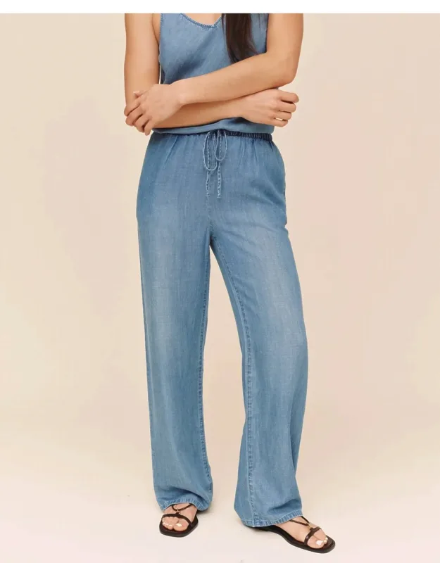 Wide Leg Drawstring Pants