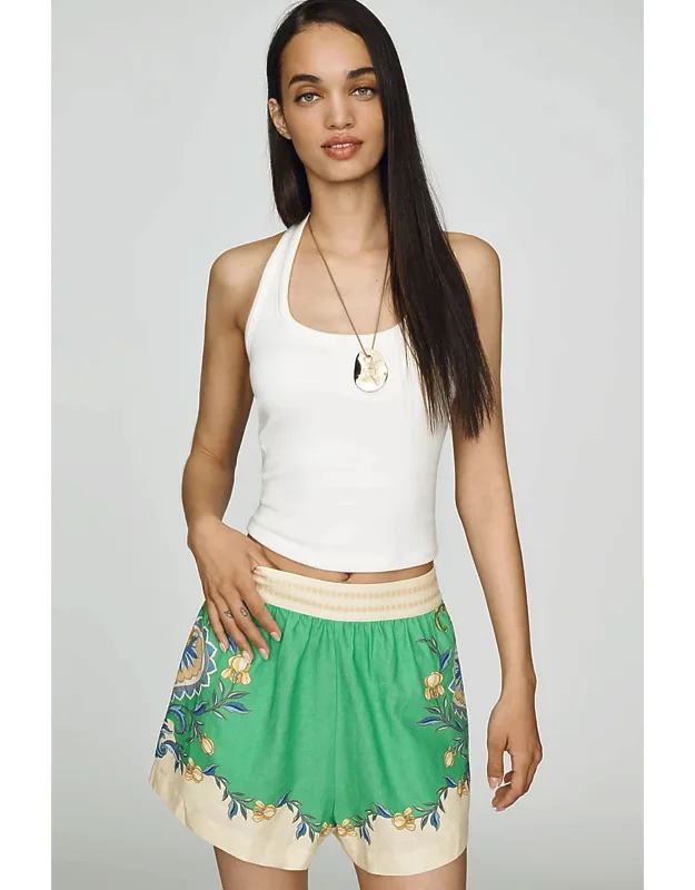 Floral Pull-on Shorts