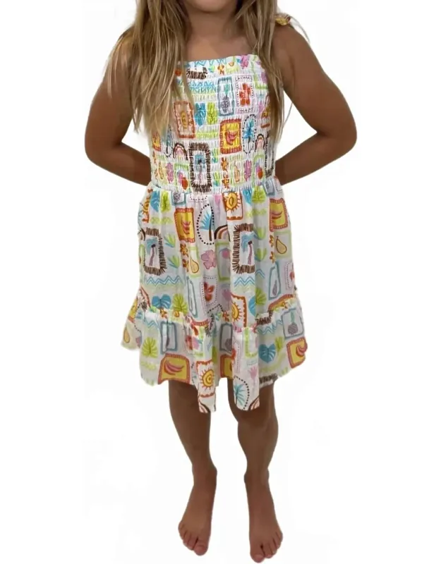 Tie Shoulder Dress