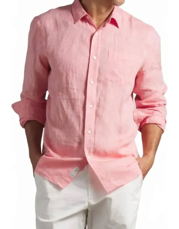 Nantucket Yarn Dyed Linen Shirt