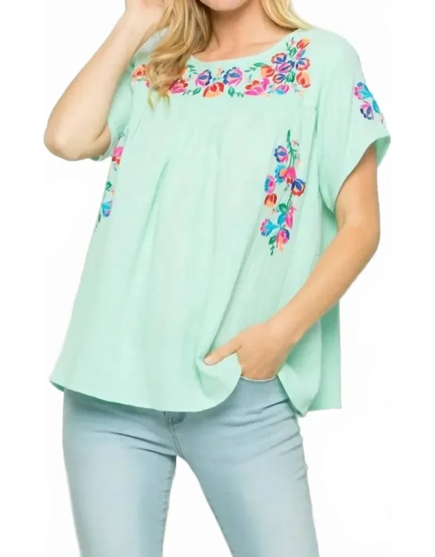 Embroidered Top