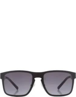 Smoke Gradient Rectangular Sunglasses