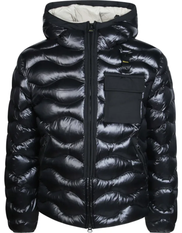 Quilted Hooded Down Jacket