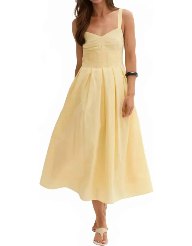 Bustier Fit And Flare Dress