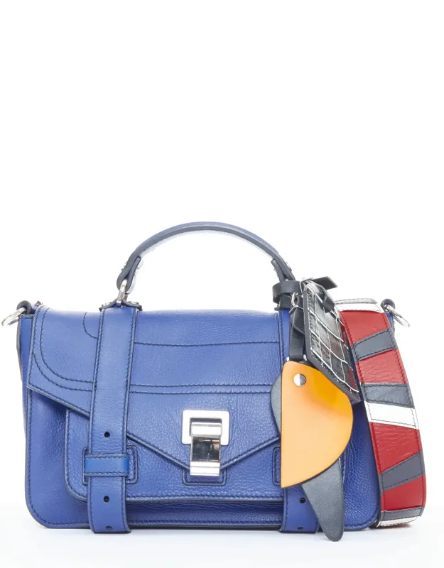 Runway Ps1 Tiny Leather Patchwork Multi Charm Bag