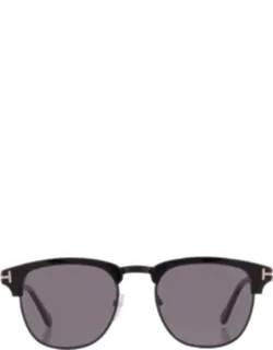 Polarized Smoke Square Sunglasses Ft0248 01d