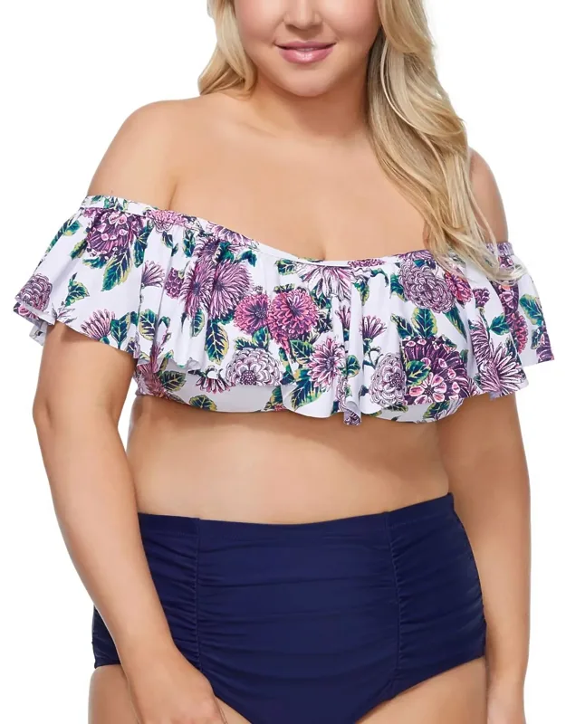 Trendy Flounce Bikini Top