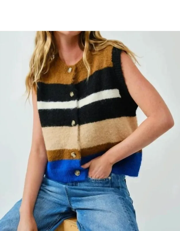 Striped Sweater Vest