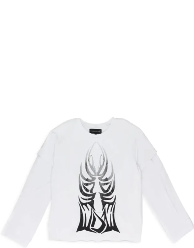 Winged Gradient Long Sleeve T-shirt