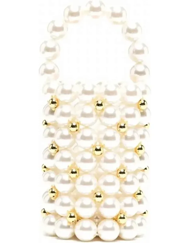 Mini Pearls Evening Bucket Bag