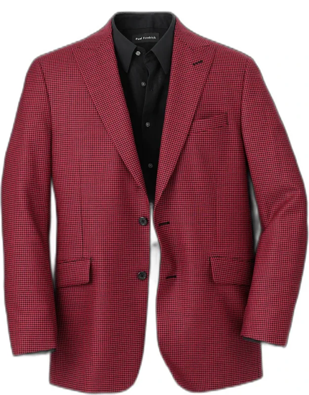 Wool Houndstooth Sport Coat