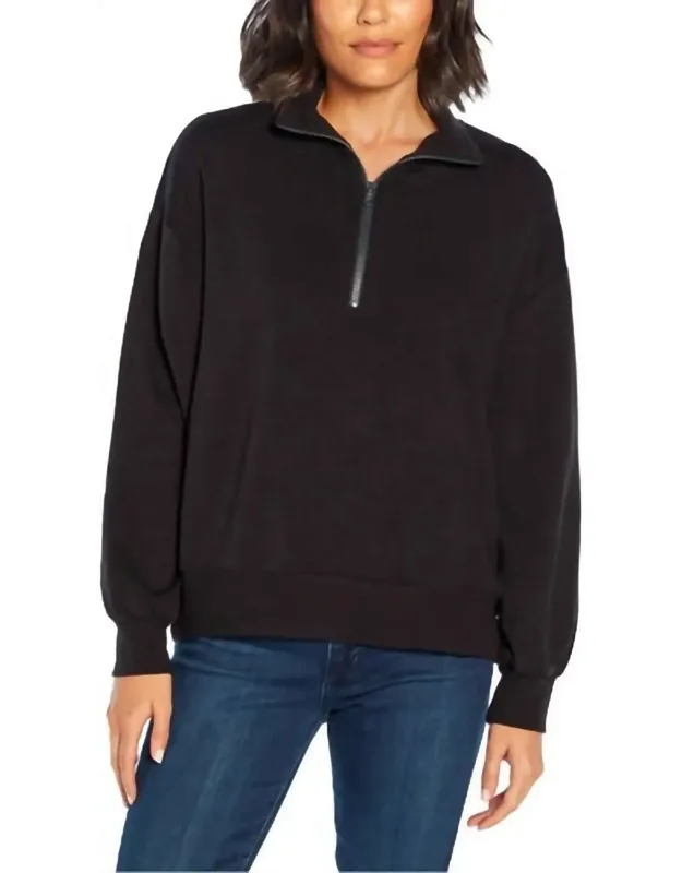 Quarter Zip Pullover Top