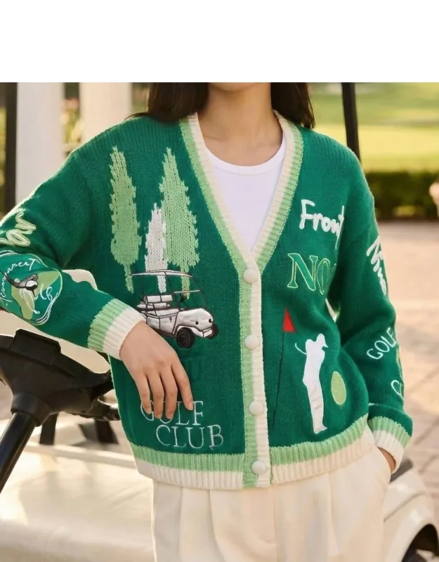 Gone Golfing Cardigan