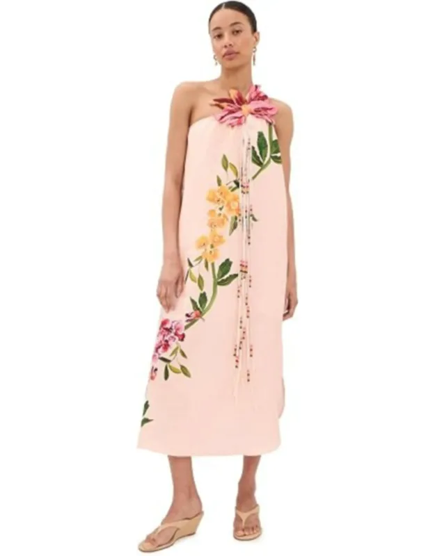 One Shoulder Maxi Dress