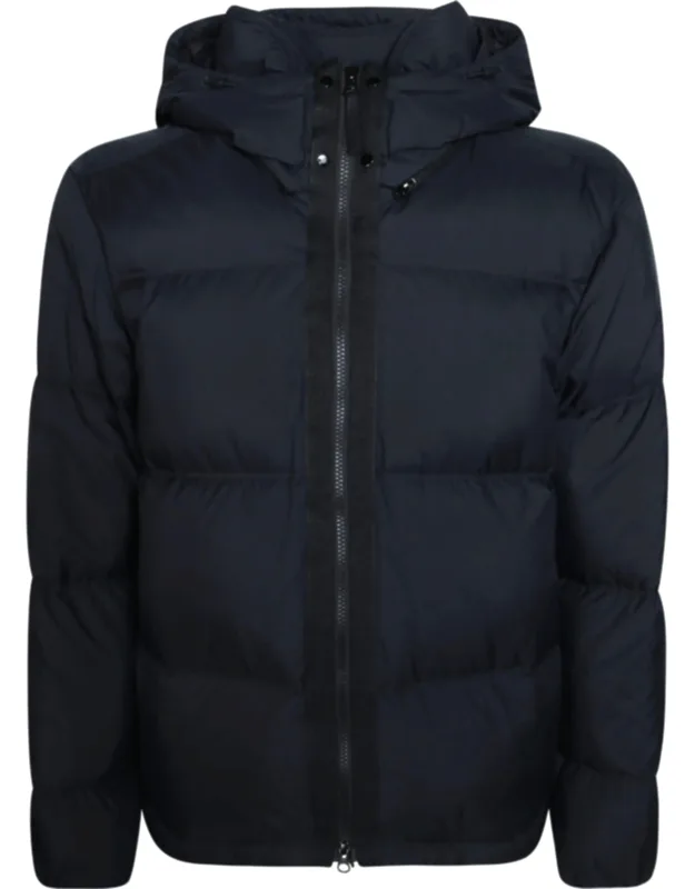 Quilted Matte Hooded Jacket