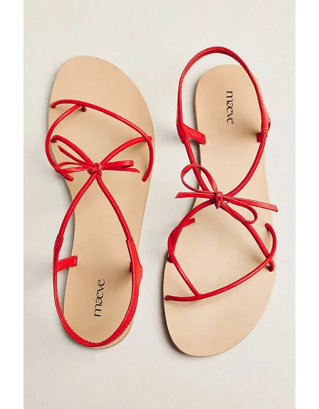 Strappy Bow Sandals