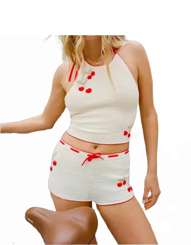 Avanyah Crochet Halter Top