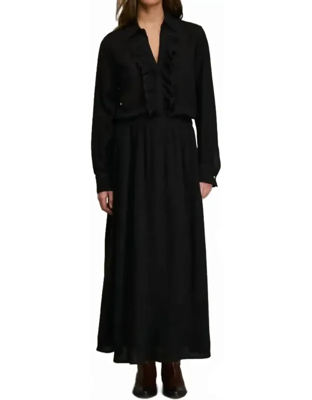 Flared Skirt With Elasticated Waist