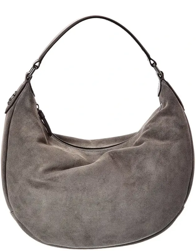 Bets Medium Suede Hobo Bag