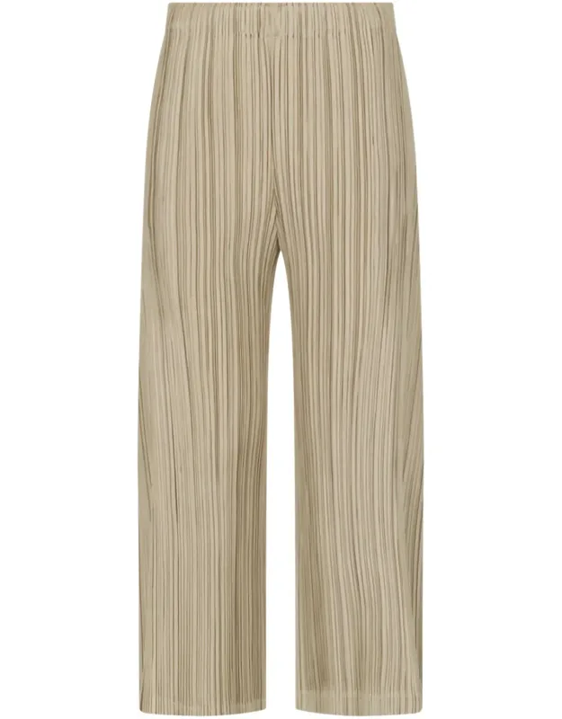 Gathered Pleated Formal Pants