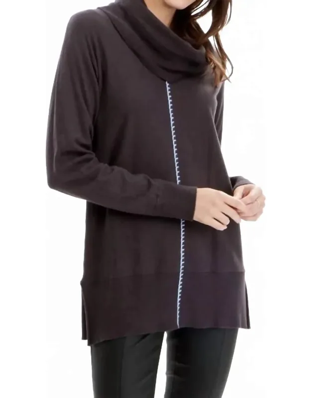 Long Sleeve Detachable Turtleneck Sweater