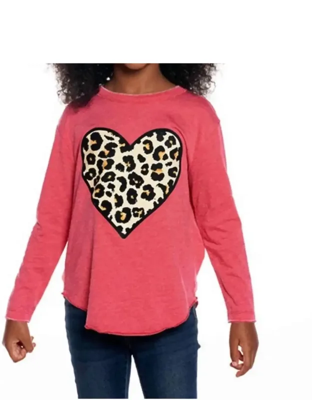 Leopard Heart Tee