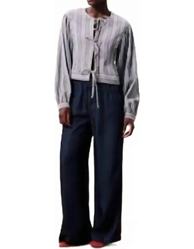 Tie Front Top