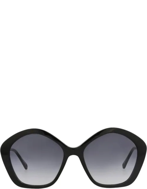Round-frame Sunglasses With Saddle Nose Bridge And Bio Acetate Material