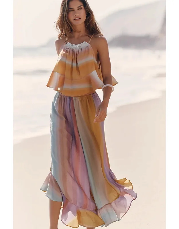 Ruffle Harem Pants