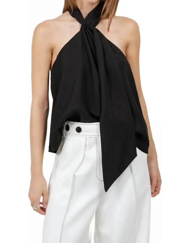 Isla Halter Scarf Top