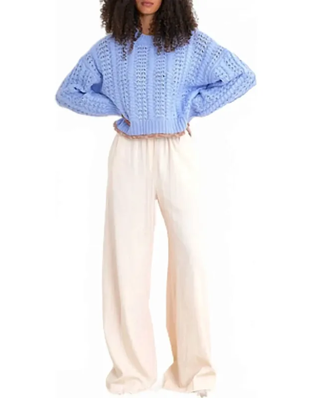 Slouchy Crewneck Sweater