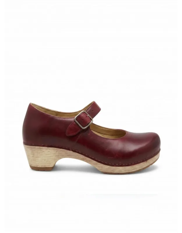 Lilah Mary Jane Heeled Clogs