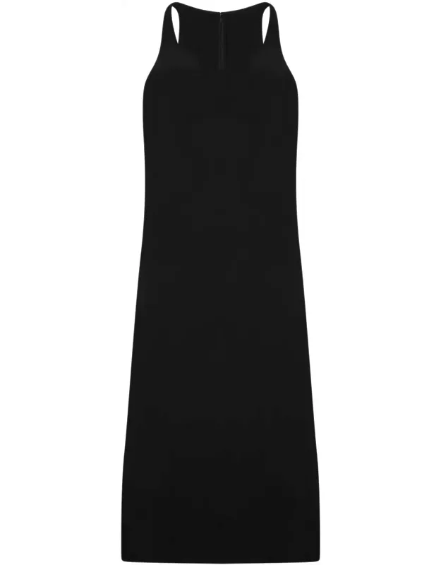 Straight Silhouette Midi Dress