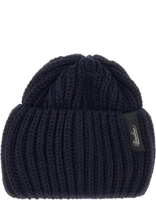 Ribbed Virgin Wool Beanie