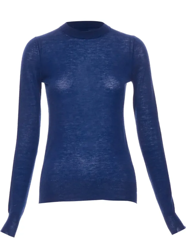 Cashmere Crew Neck Long Sleeve Sweater