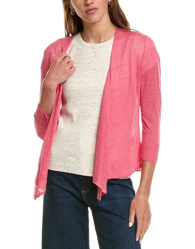 4-way Linen-blend Cardigan