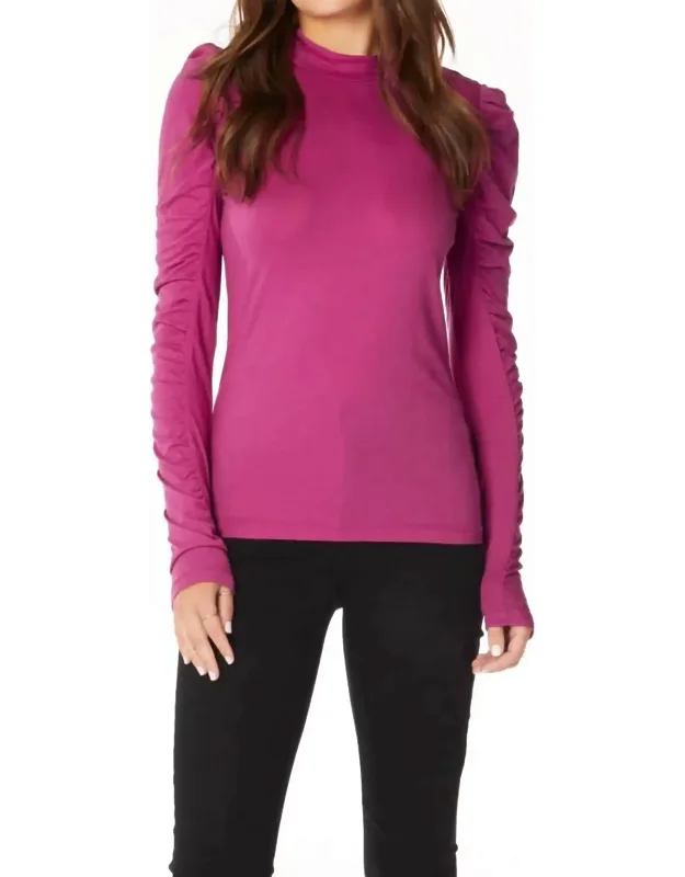 Shirred Puff Top
